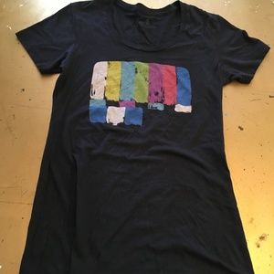 Headline T-Shirt with Color Bars